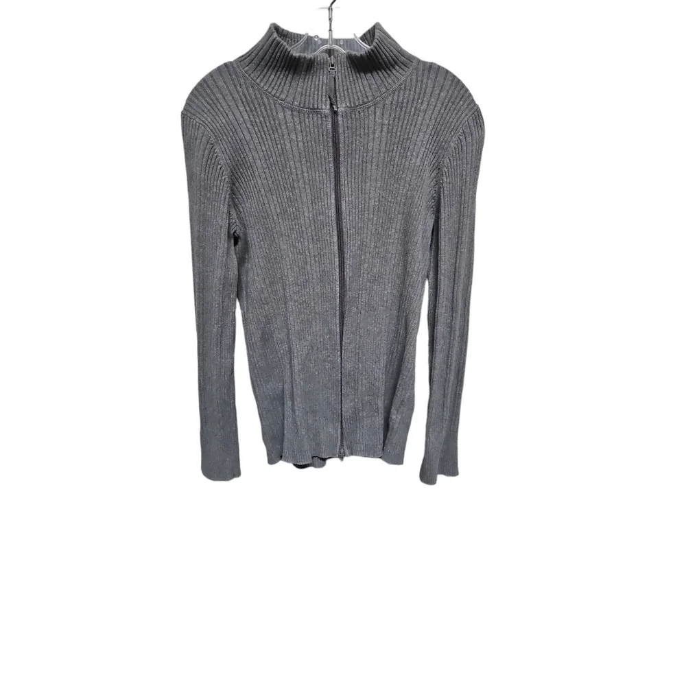Eddie Bauer Men's Full Zip Sweater - Picture 1 of 8